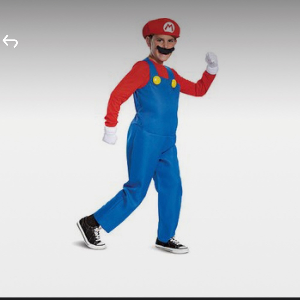 Super Mario Costume- does not include gloves.
